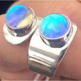 AR-1057-S Sterling Silver Ring With Plain Silver Jewelry Bali Designs Inc